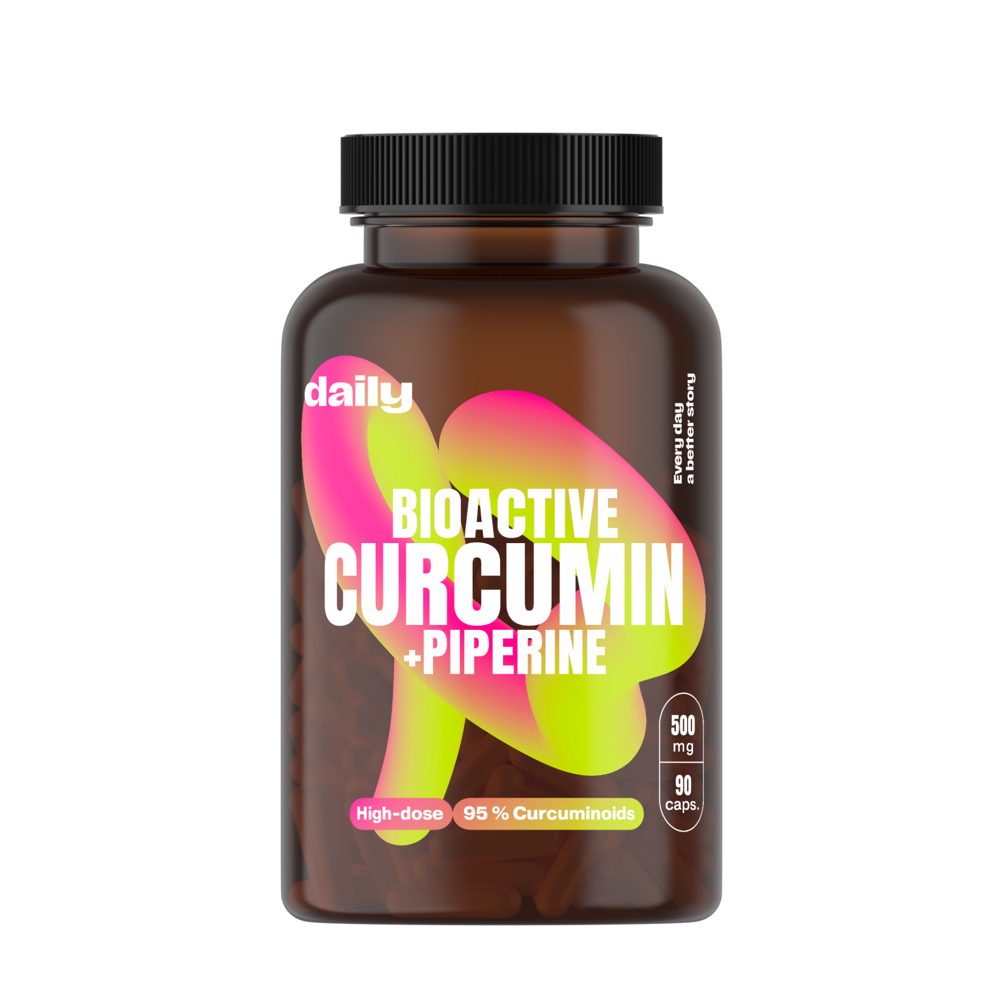 Daily Bioactive Curcumin + Piperine 90 kapslí