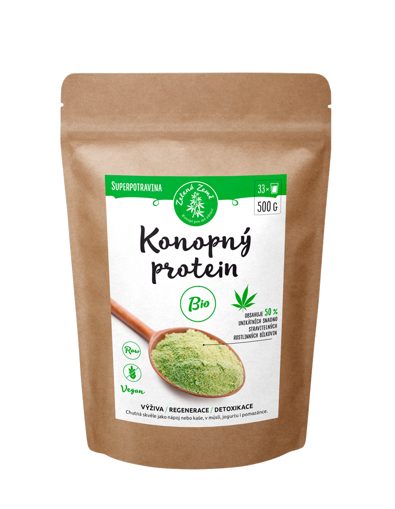 ZELENÁ ZEMĚ Konopný protein BIO 500 g