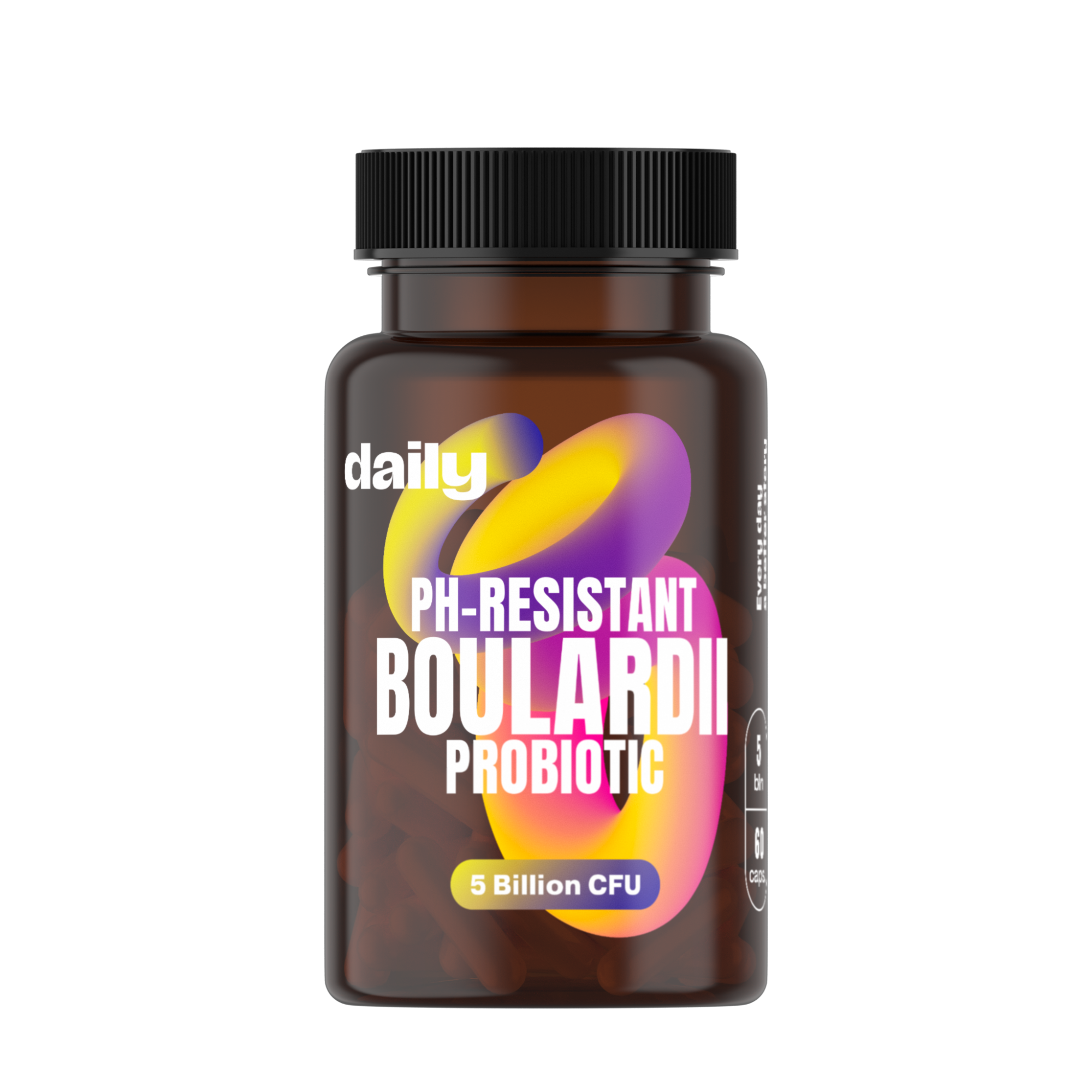 DAILY pH-Resistant Boulardii Probiotic 60 kapslí