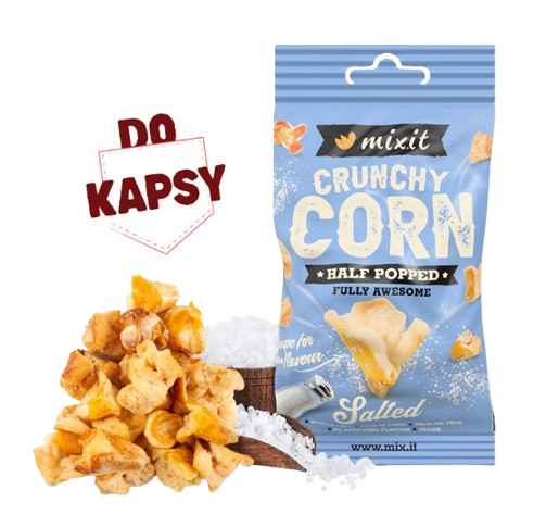MIXIT Crunchy corn do kapsy - Mořská sůl 40 g