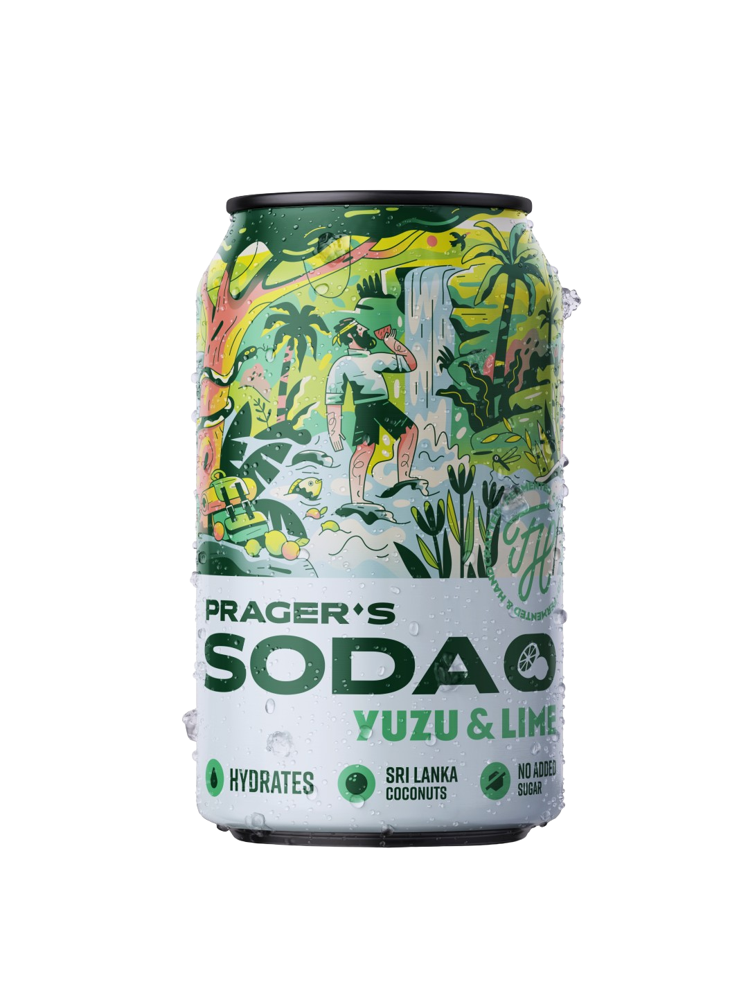 PRAGER'S Soda Yuzu&Lime 330 ml