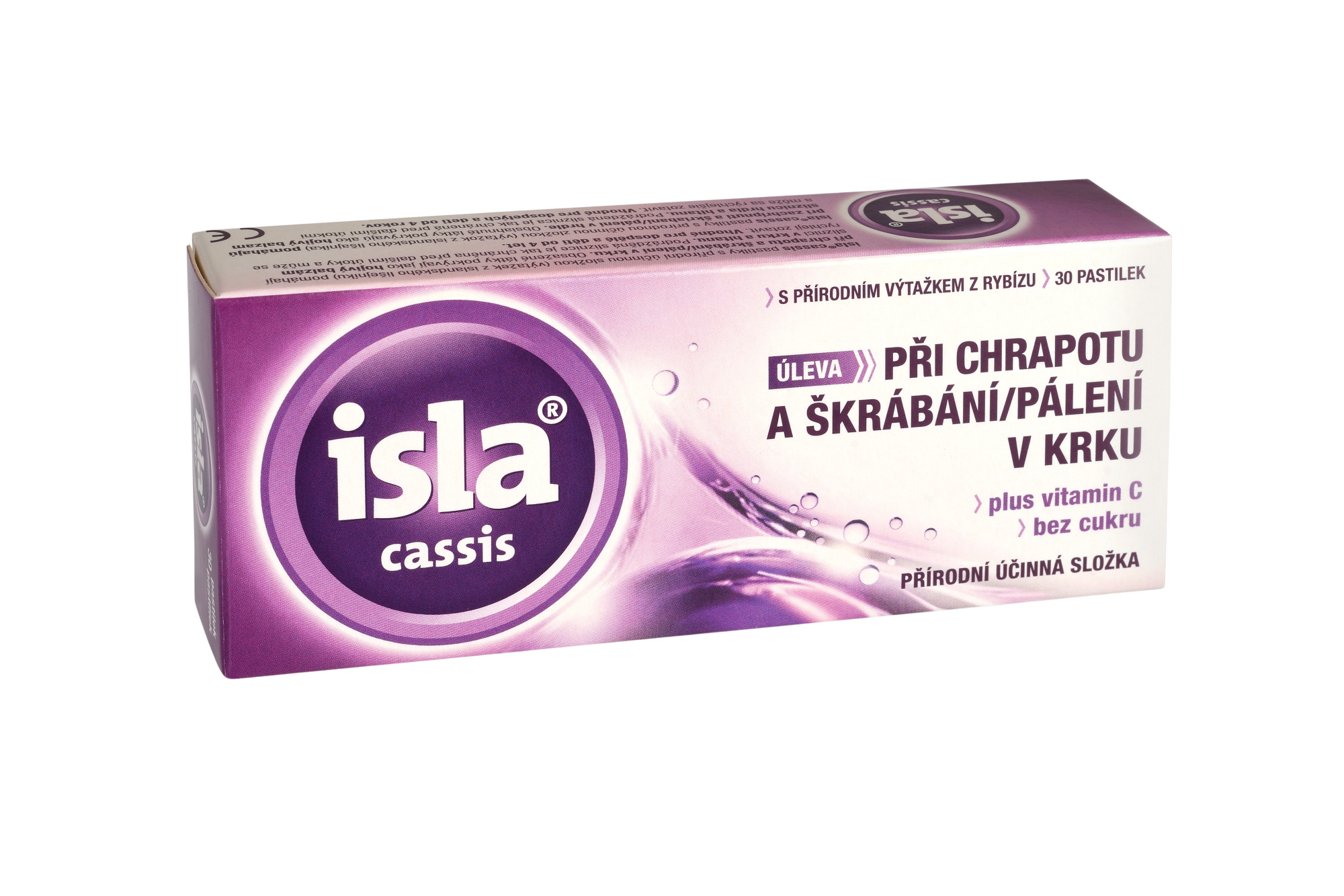 ISLA -Cassis 30 bylinných pastilek