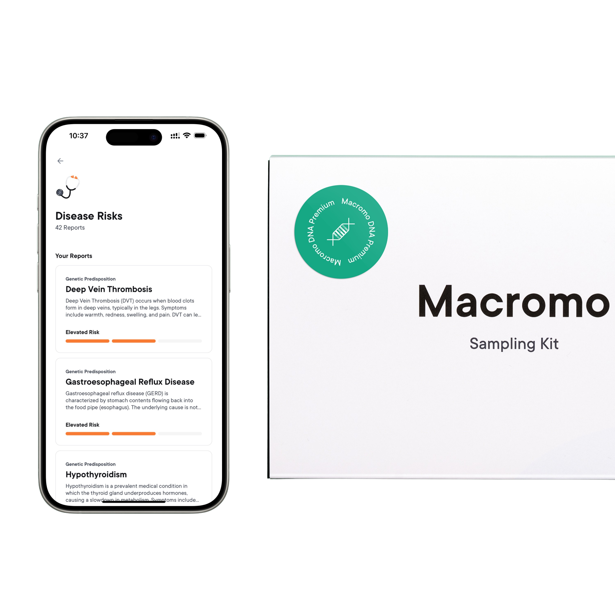 MACROMO DNA Premium - genetický test 2 ks