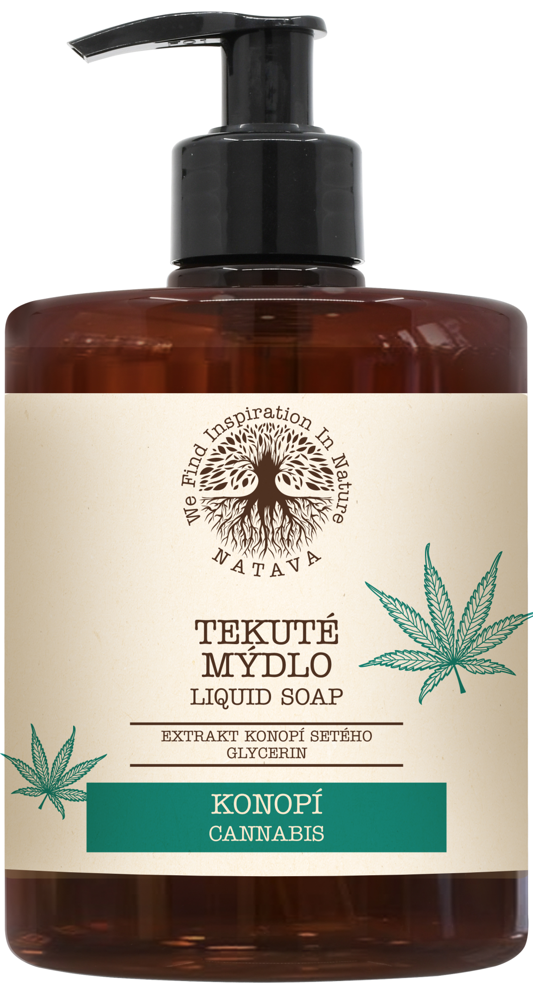 NATAVA Tekuté mýdlo Konopí 500 ml