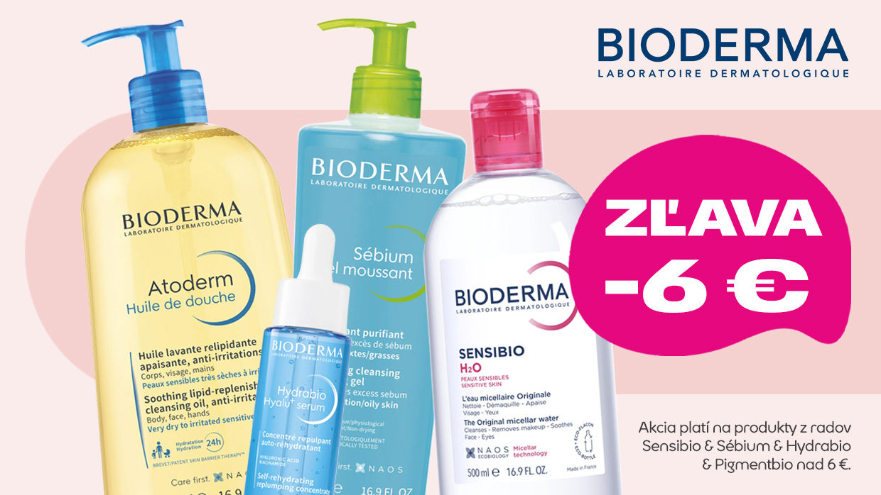 Bioderma so zľavou  6€