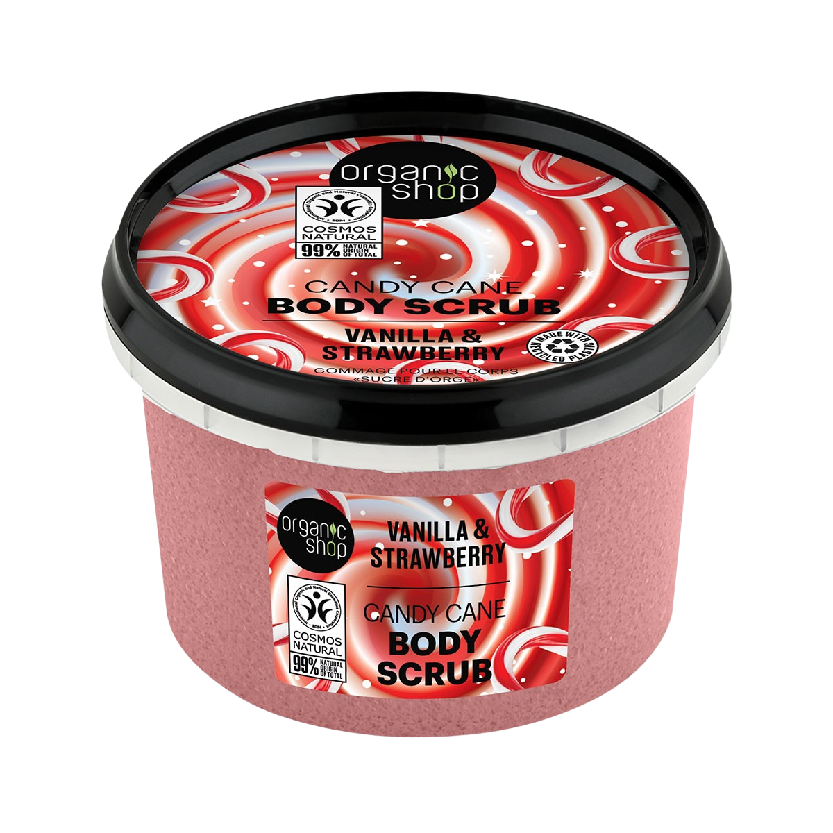 ORGANIC SHOP Tělový peeling Cukrová hůlka 250 ml