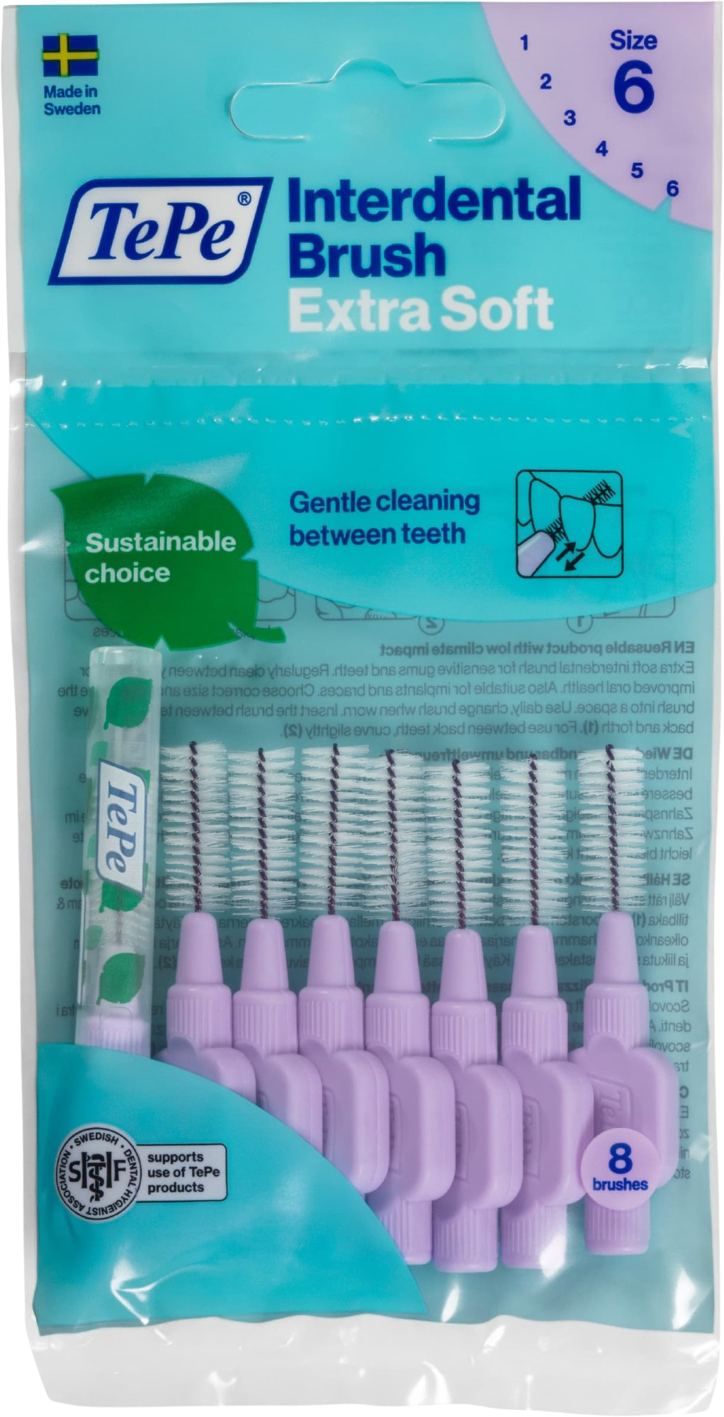 TEPE Mezizubní kartáčky Extra Soft 1,1 mm 8 ks