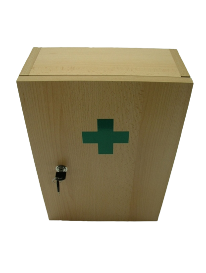 STERIWUND Lékárnička nást.dřev.přírodní do 15 osob