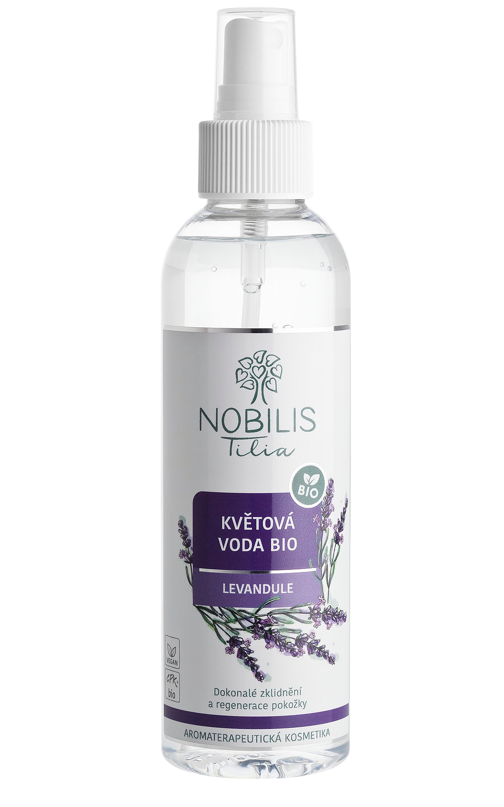 Nobilis Tilia Květová voda BIO Levandule 200 ml