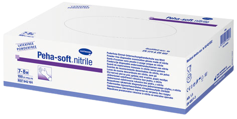 HARTMANN Rukavice Peha-Soft nitrile pudru 100 ks