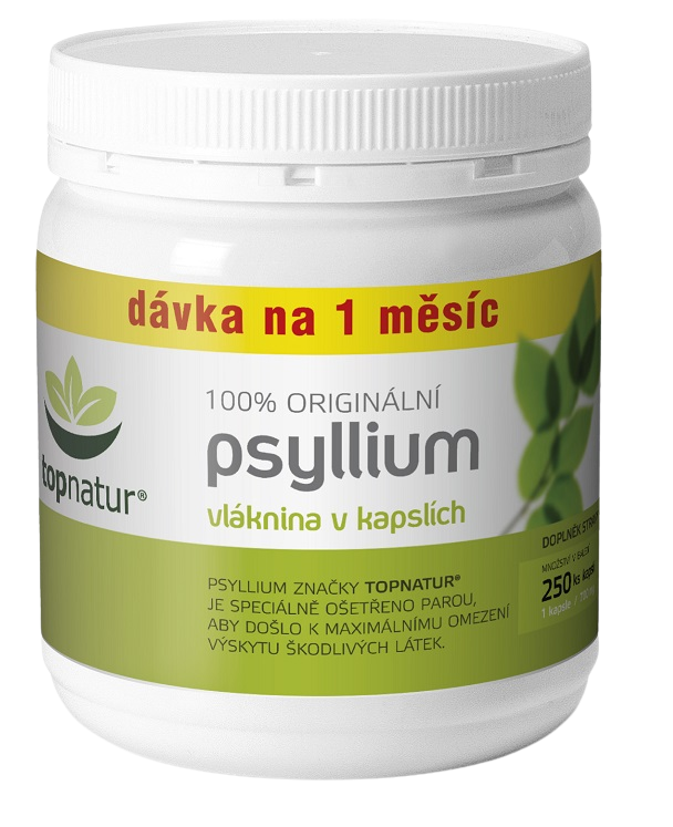 Topnatur Psyllium 250 kapslí