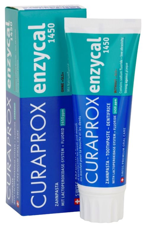 Curaprox Enzycal 1450 Zubní pasta 75 ml