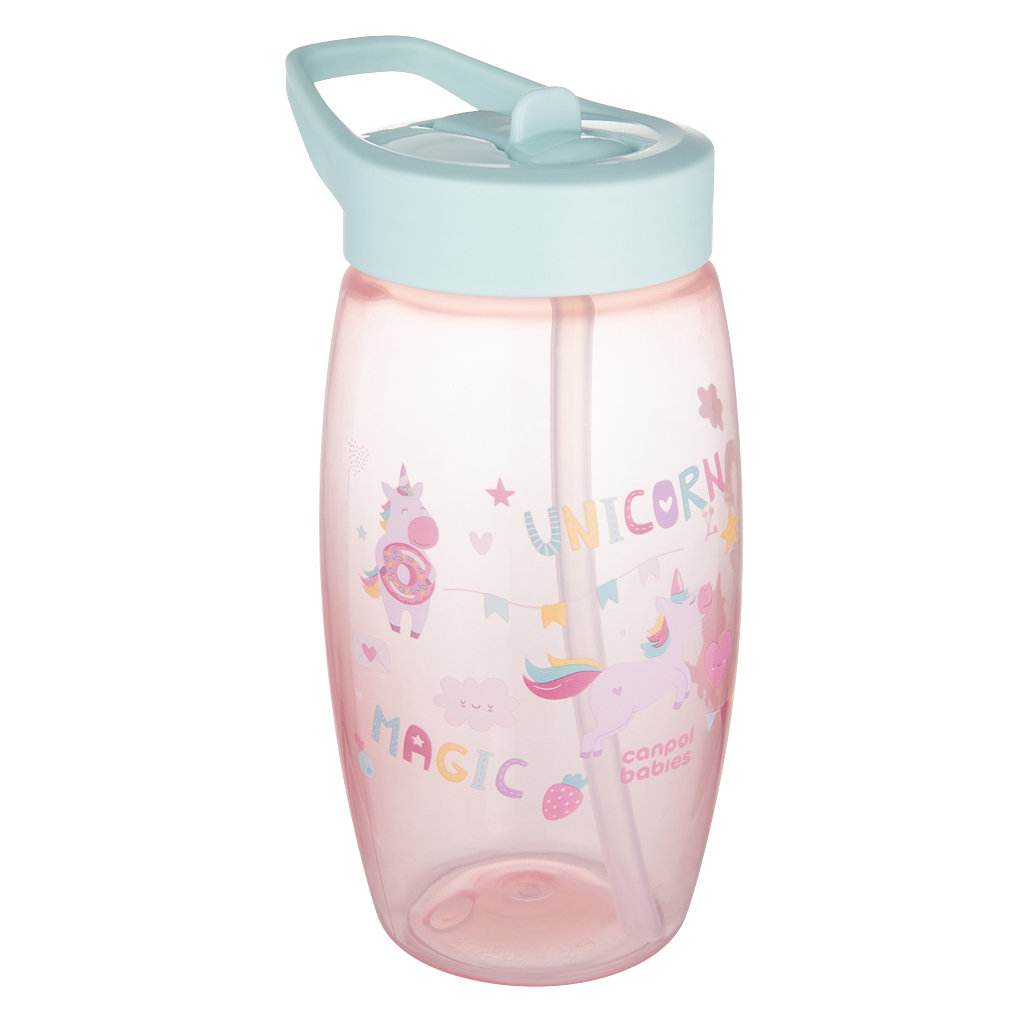 CANPOL BABIES Lahev sportovní se sklápěcím náustkem Unicorns 400 ml
