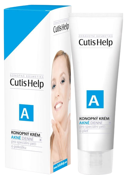 CutisHelp AKNÉ konopný krém denní 30 ml