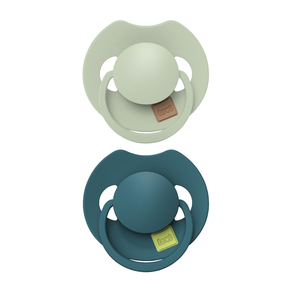 Fotografie LOVI Dudlík silikonový dynamický Prime 6-18m Pistachio/Green 2 ks