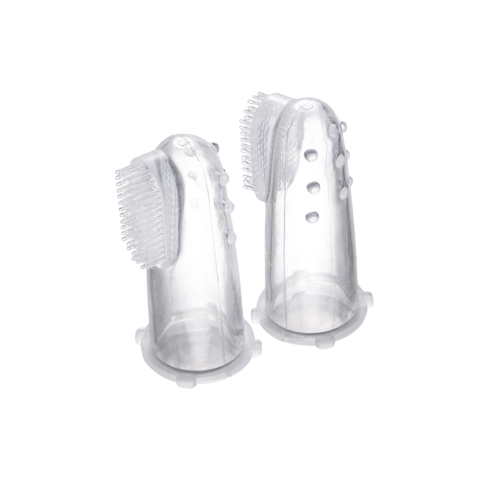 CANPOL BABIES První kartáček na prst masážní v pouzdru