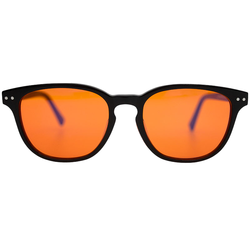 LUNESTO Blue Light - oranžové brýle blokující modré světlo - černé