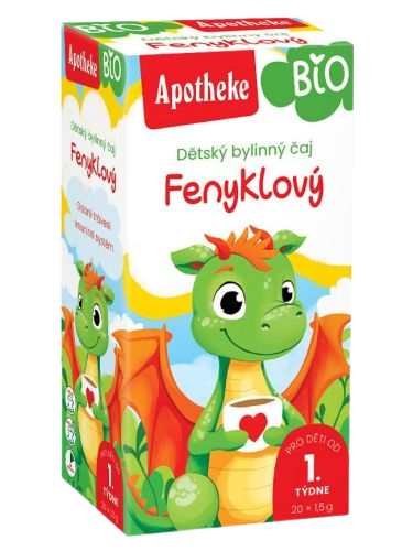 Apotheke Dětský čaj BIO fenyklový 20 x 1.5 g