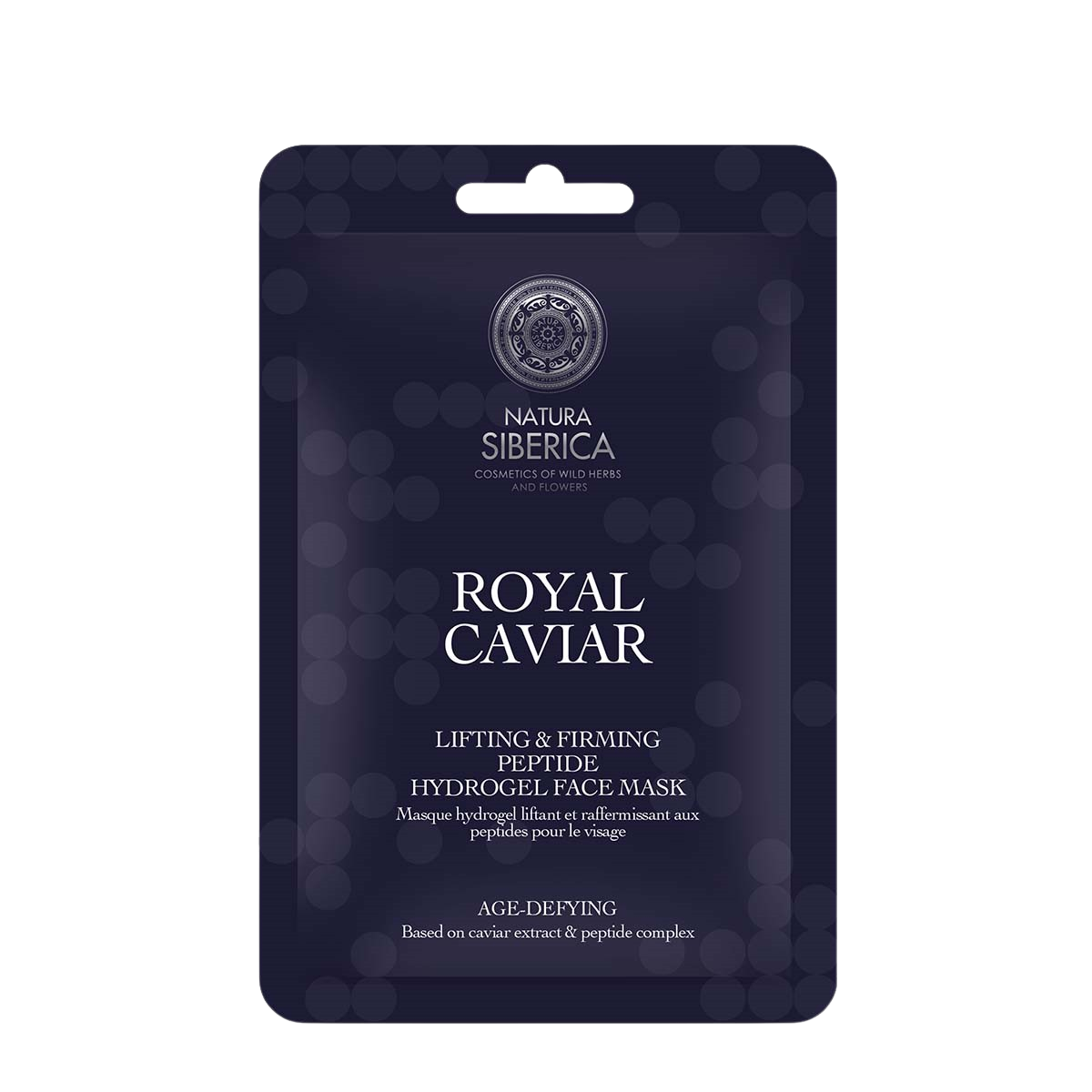 NATURA SIBERICA Royal Caviar, Liftingová a zpevňující peptidová hydrogelová pleťová maska