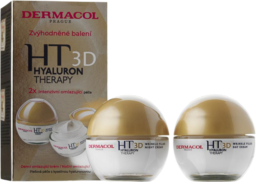 DERMACOL Duopack HT3D denní + noční krém 2 x 50 ml