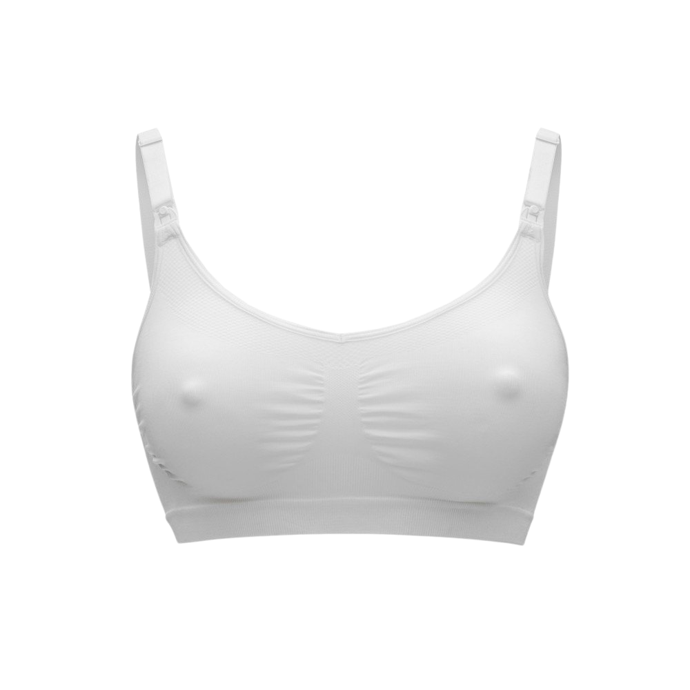 MEDELA Podprsenka těhotenská a kojicí Keep Cool™, bílá L