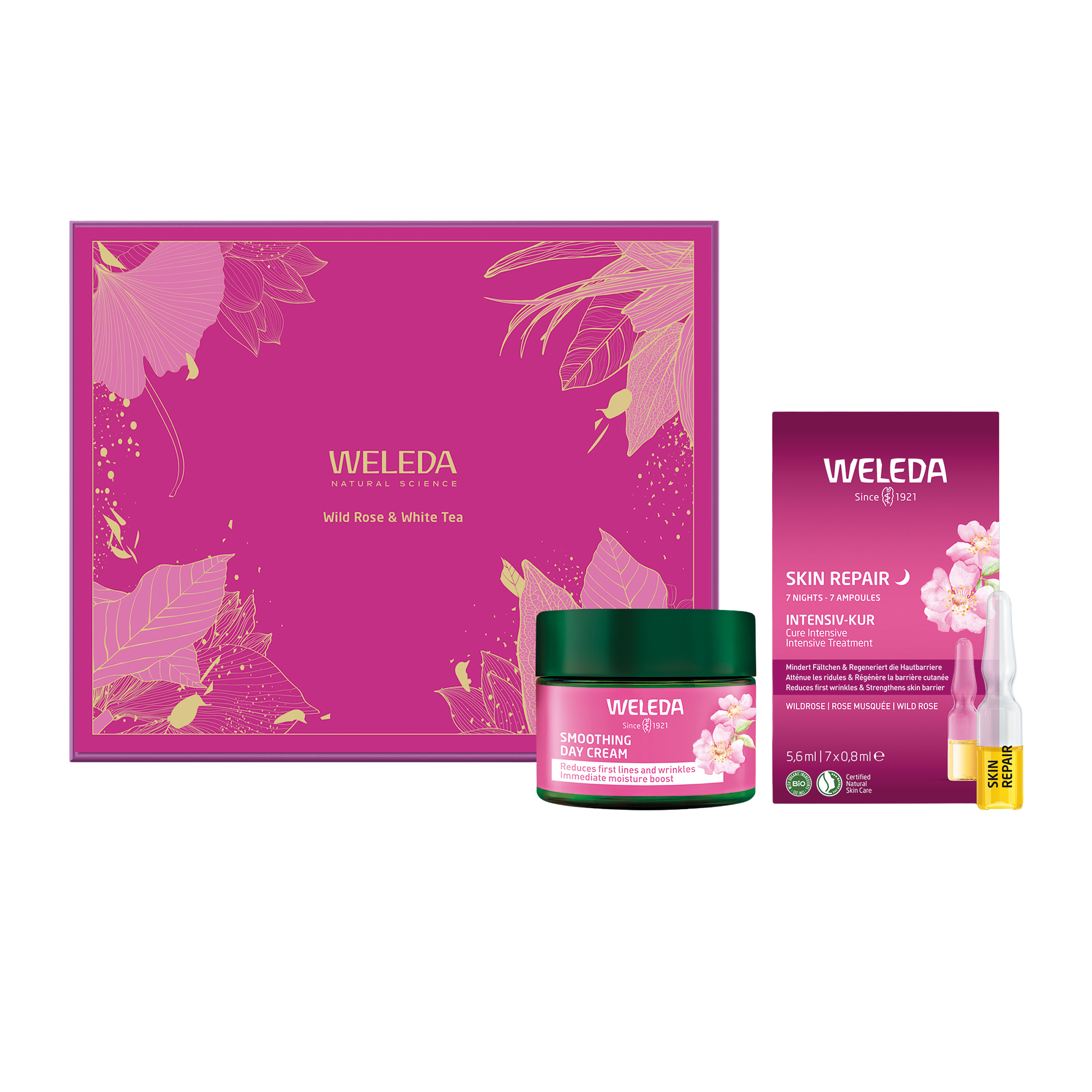 WELEDA Brightening Face Care Wild Rose & White Tea DUO