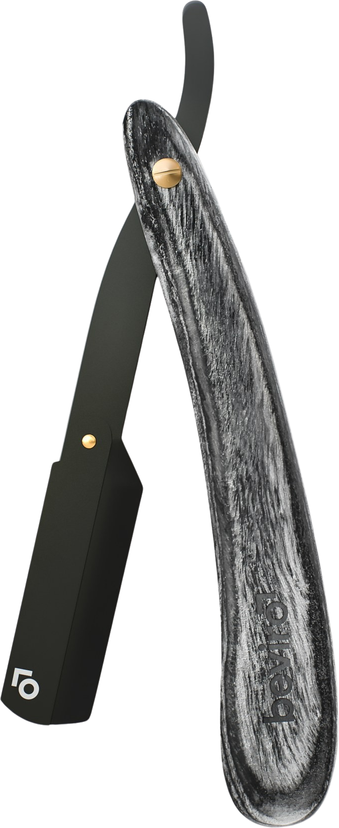 BEVIRO Holicí shavetta s Pakkawood rukojetí