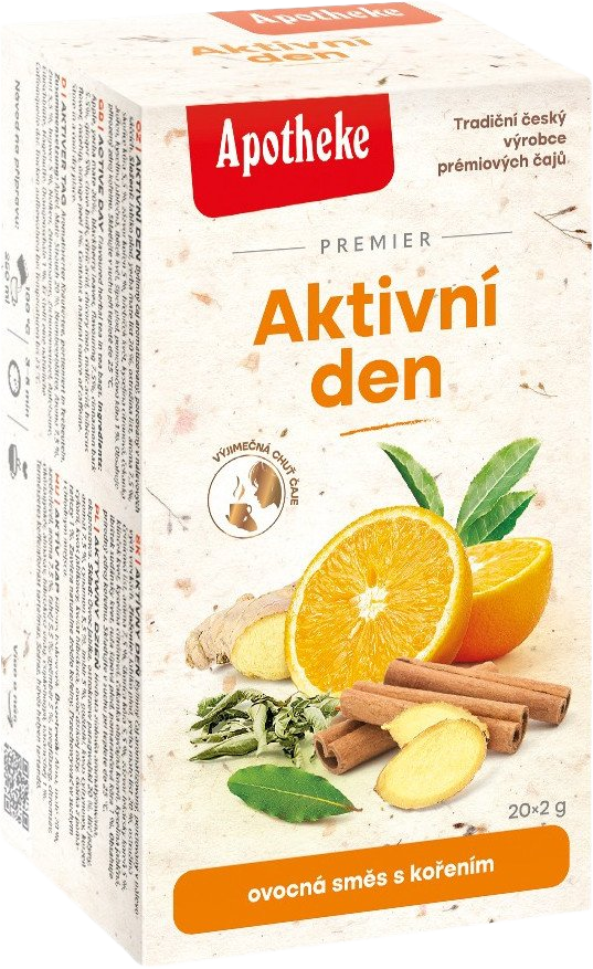 APOTHEKE čaj Aktivní den 20 x 2 g