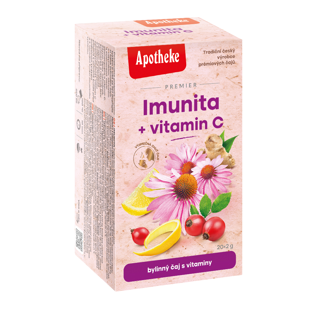 APOTHEKE Premier Imunita + vitamin C čaj 20 x 2 g