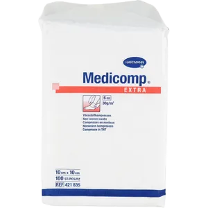 Fotografie Hartmann Kompres Medicomp nester.10 x 10 cm 100 ks