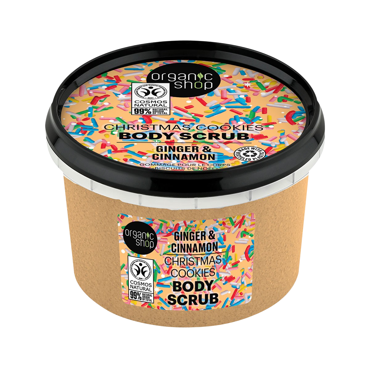 ORGANIC SHOP Tělový peeling Vánoční cukroví 250 ml