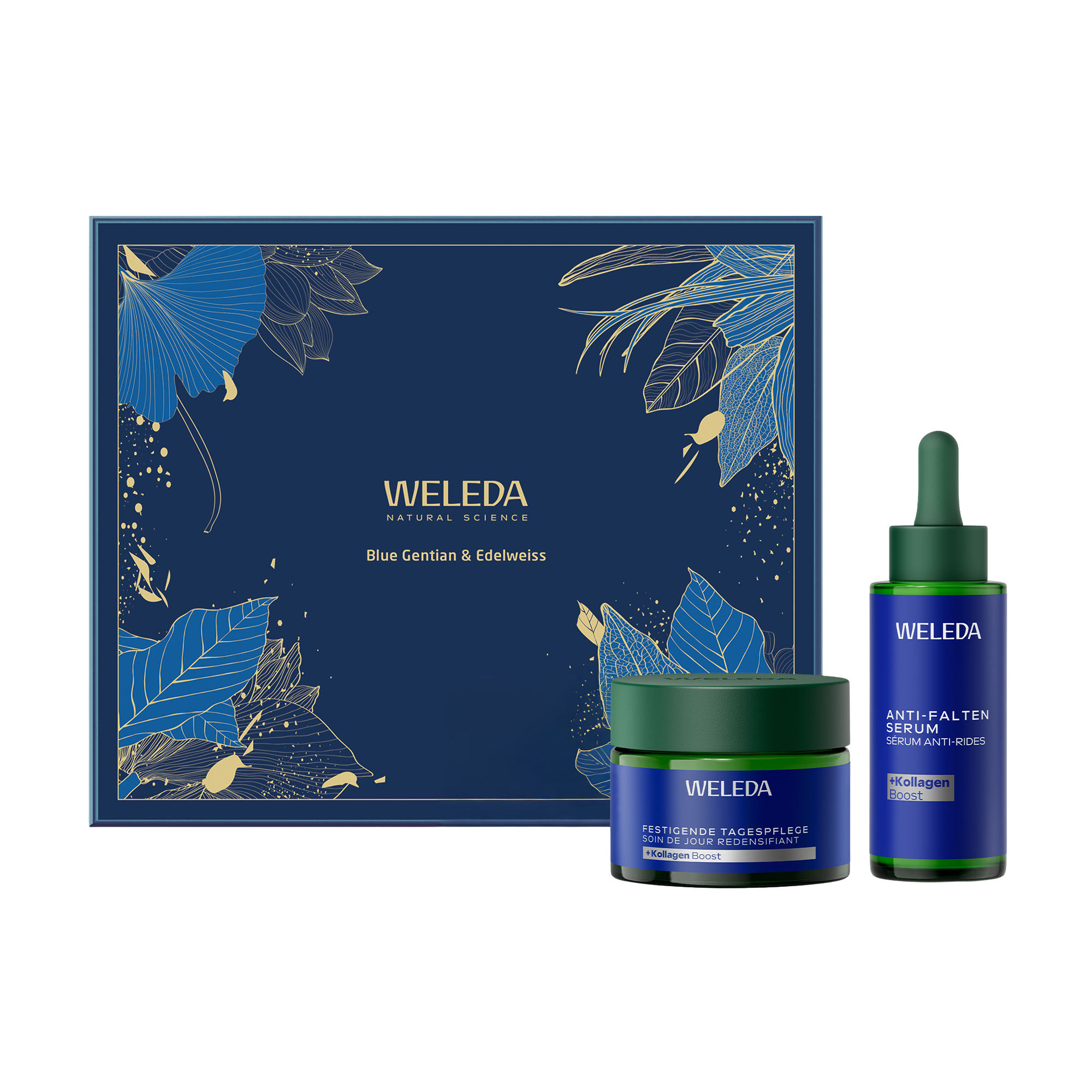 WELEDA Lifting Face Care Blue Gentian & Edelweiss DUO
