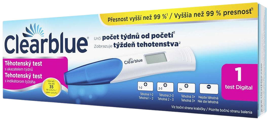Clearblue Těhotenský test digitální s indikací termínu početí