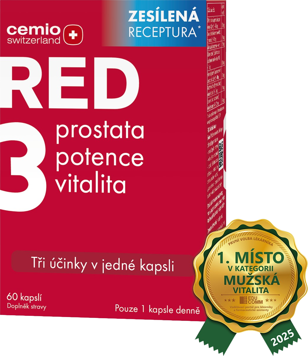 GS Cemio Red3 zesílené složení 60 kapslí
