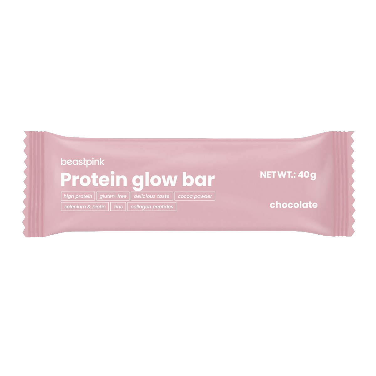 BEASTPINK Protein GlowBar - čokoláda 40 g