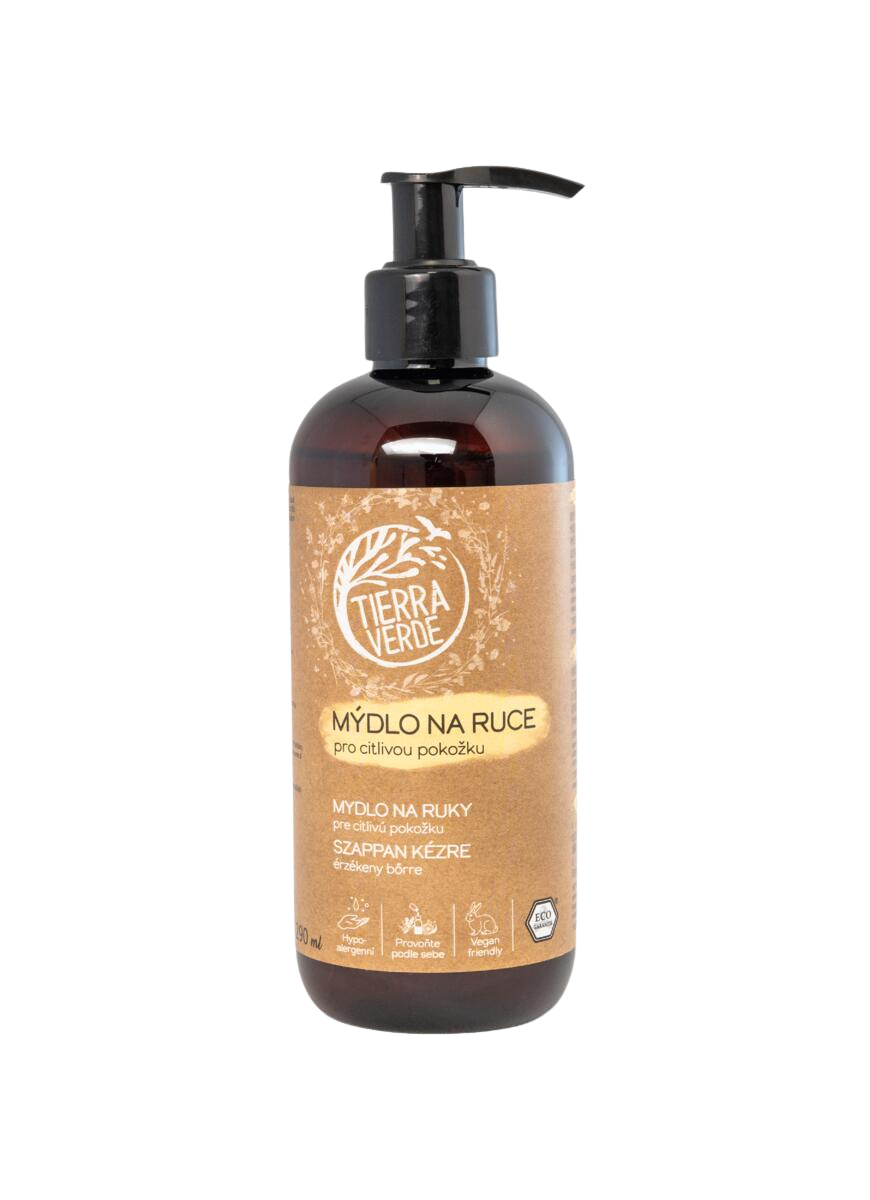 TIERRA VERDE Tekuté mýdlo na ruce pro citlivou pokožku 290 ml