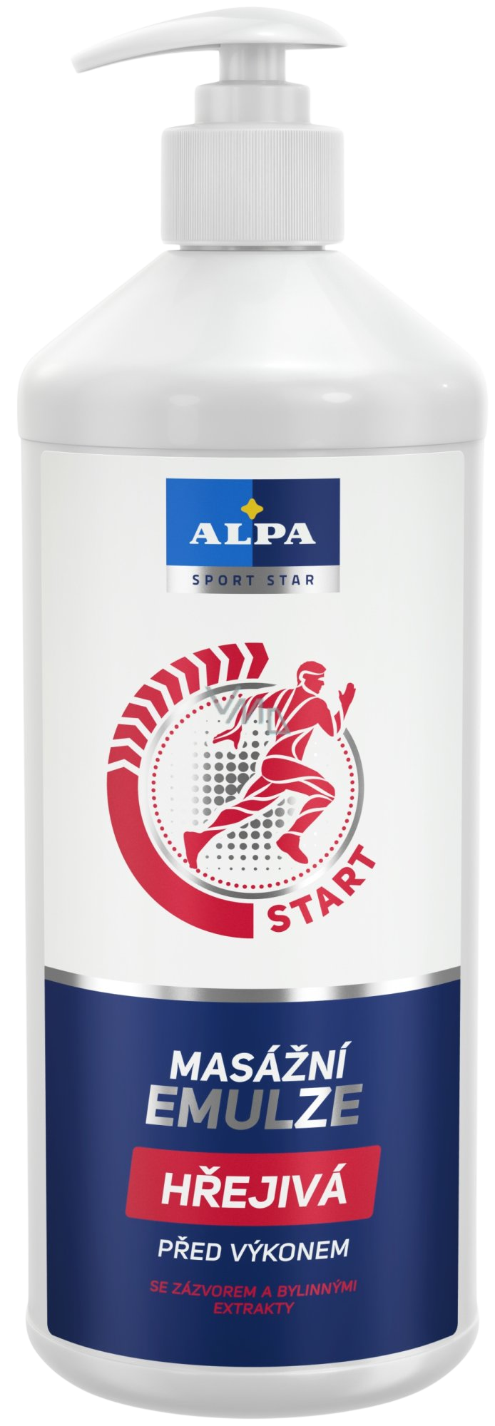 ALPA Masážní emulze hřejivá 1 l
