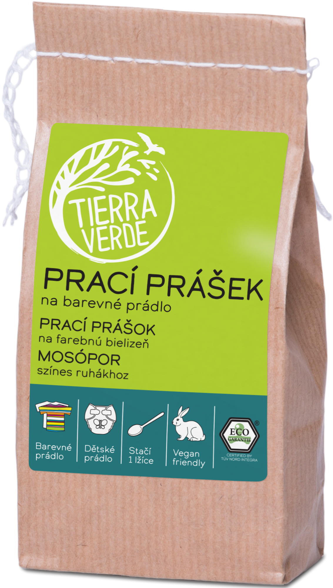 TIERRA VERDE Prací prášek z mýdlových ořechů na barevné prádlo 250 g
