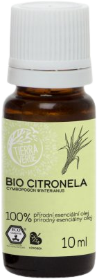 TIERRA VERDE Esenciální olej BIO Citronela 10 ml