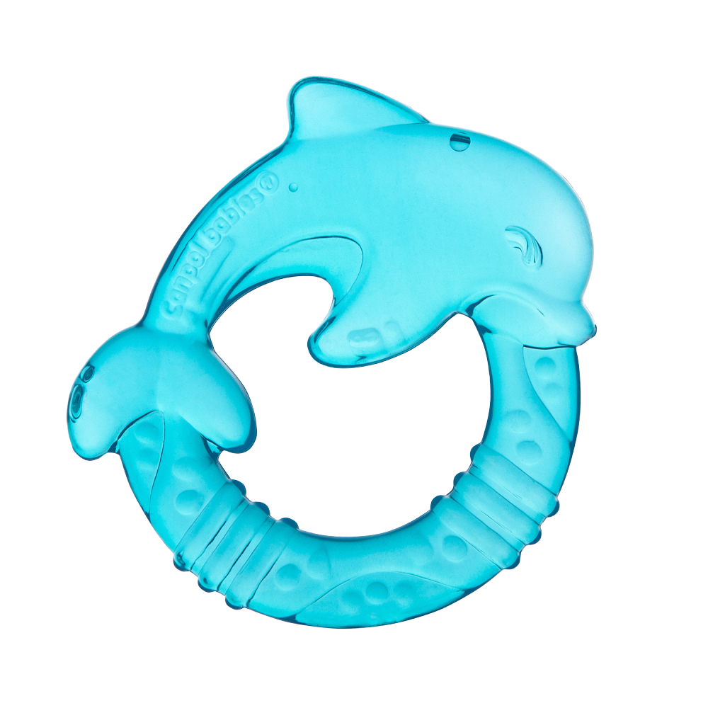 CANPOL BABIES Chladící kousátko delfín modré