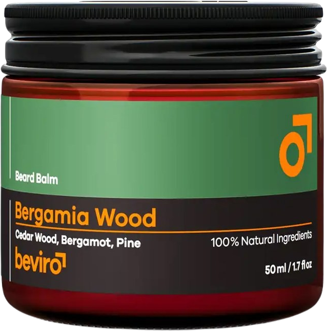 Balzam na fúzy s vôňou bergamotu a dreva