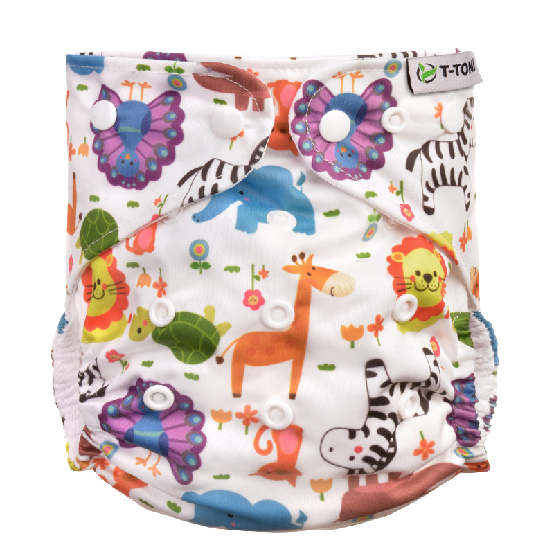 T-TOMI Plena kapsová, typ AIO - patentky, 4-15kg, Zoo