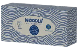 MODDIA Kozmetické obrúsky 3vrstvové 160 ks