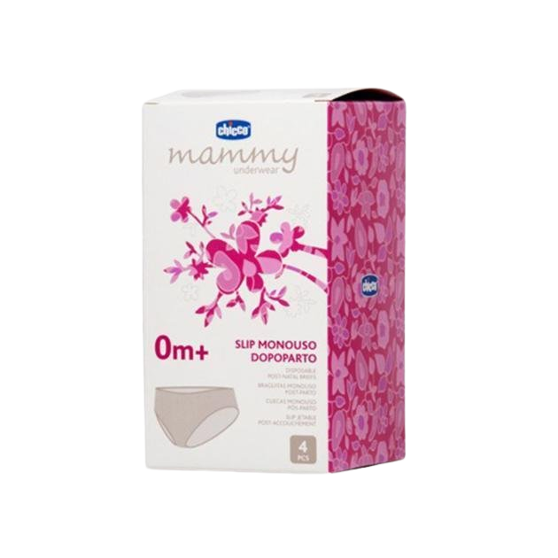 CHICCO jednoráz.kalhotky po porodu vel.3, 4 ks