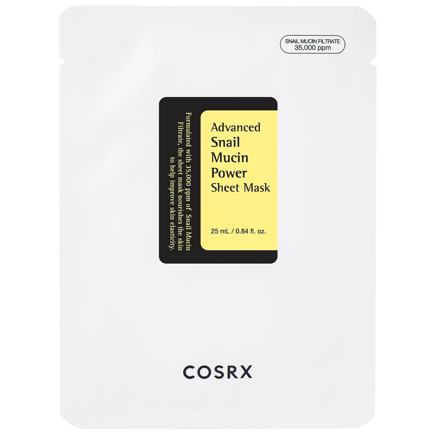 COSRX Advanced Snail Mucin Power Sheet Mask - Plátýnková maska s hlemýždím slizem 25 ml