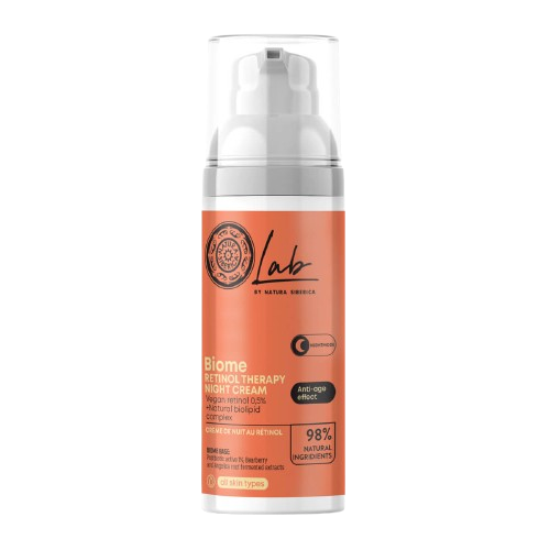 NATURA SIBERICA Lab Biome Retinol Therapy Noční krém na obličej 50 ml