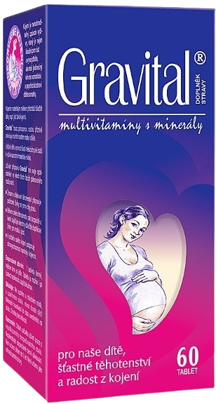 VITAHARMONY Gravital pro těhotné a kojící ženy 60 tablet