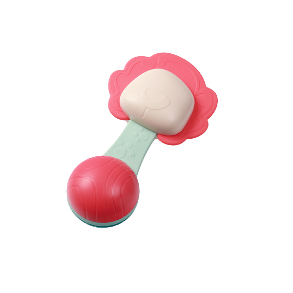 BABYONO Chrastítko s kousátkem Lion 3m+