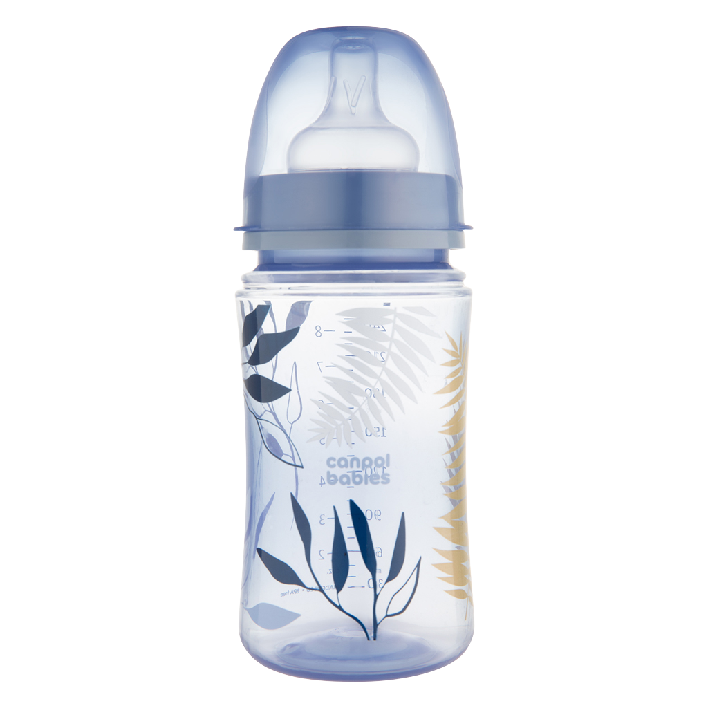 CANPOL BABIES Lahev antikoliková EasyStart Gold modrá 240 ml