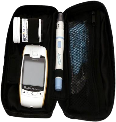 GlucoLab Glukometr s 25 ks test.proužků + 25 lancet